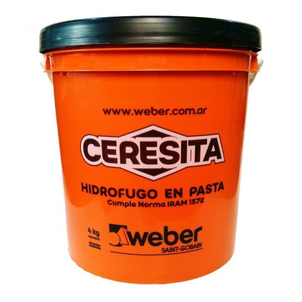 Hidrofugo Inorganico + Organico "Ceresita" - 4kgs