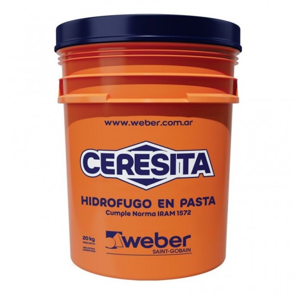 Hidrofugo Inorganico + Organico "Ceresita" - 20kgs